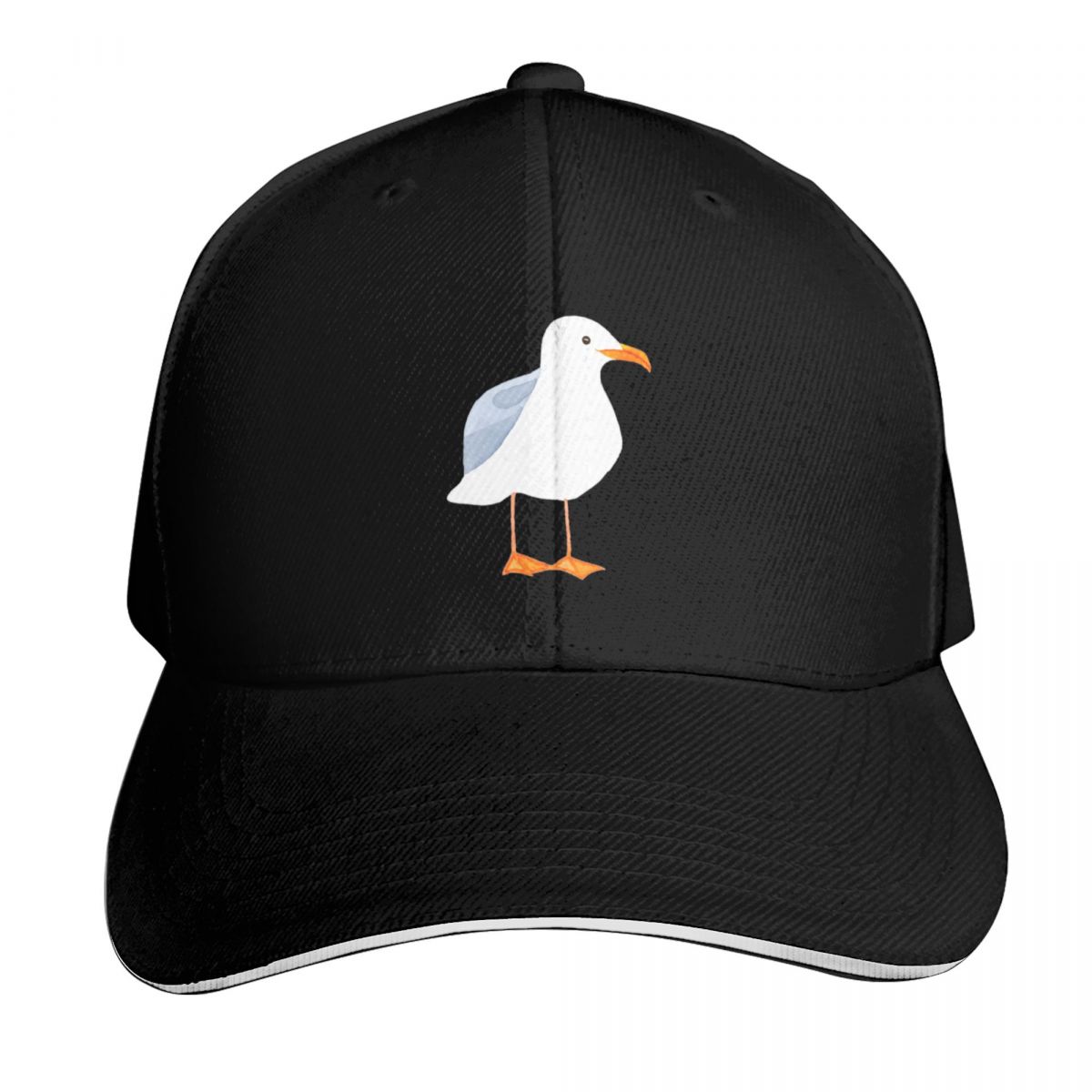 Streetwear Brand Hats - SEAGULL WATERCOLOR - Cute Sea Bird
