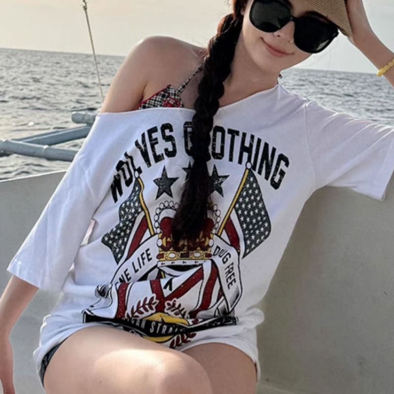 Korean Y2K Brand Retro Letter  – Off White Streetwear Brand Bewertung und Preis