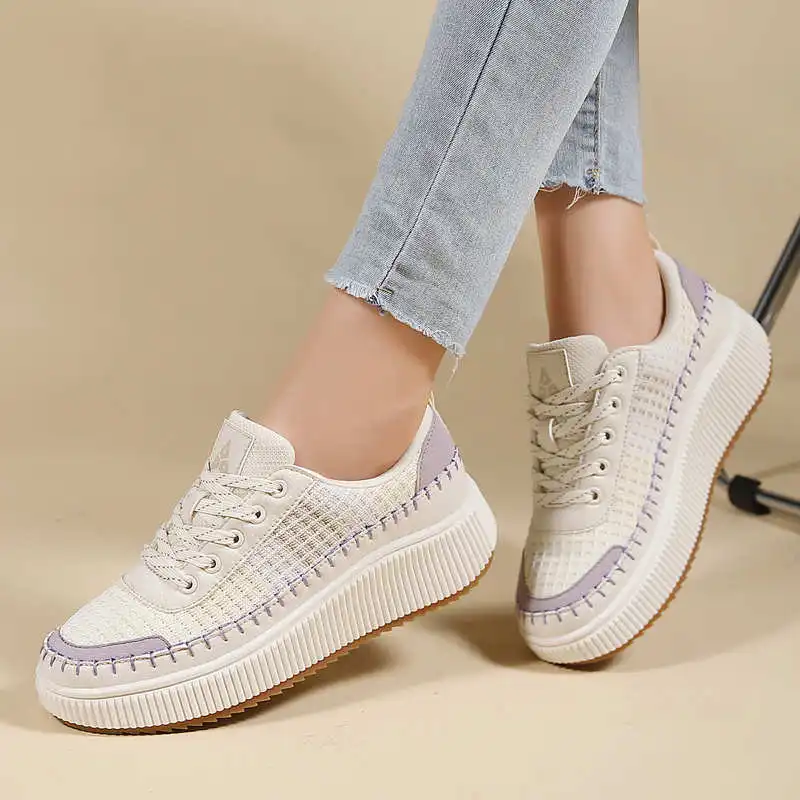 Brown Shoes Woman Flats Autumn – Streetwear Brand Popular Bewertung und Preis