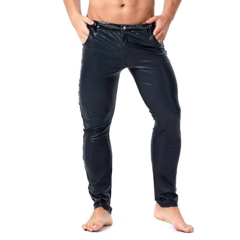 S-XXL Brand Men Leather Rivet  – Streetwear Brand Fashion Bewertung und Preis