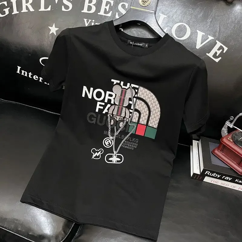 Summer 100% pure cotton men's  – Streetwear Clothing Brands Bewertung und Preis