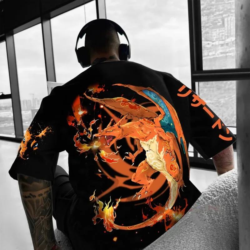 Pokémon Co-branded Print T-shi – Streetwear Brand Clothing Bewertung und Preis