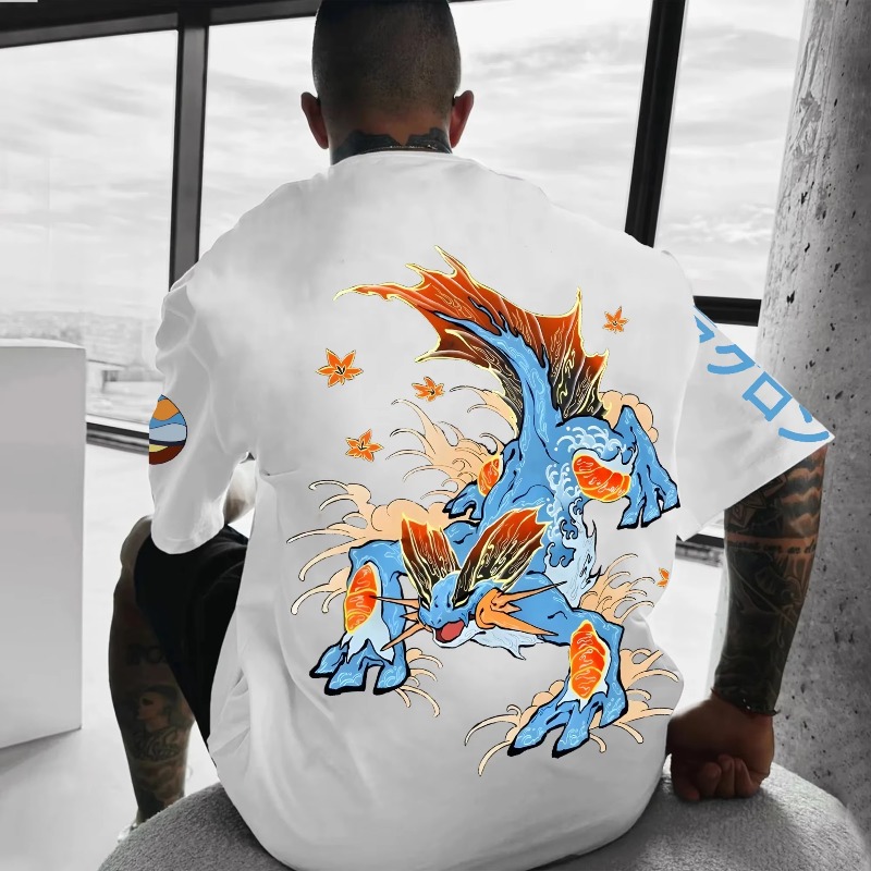 Pokémon Co-branded Print T-shi – Streetwear Brand Clothing Bewertung und Preis