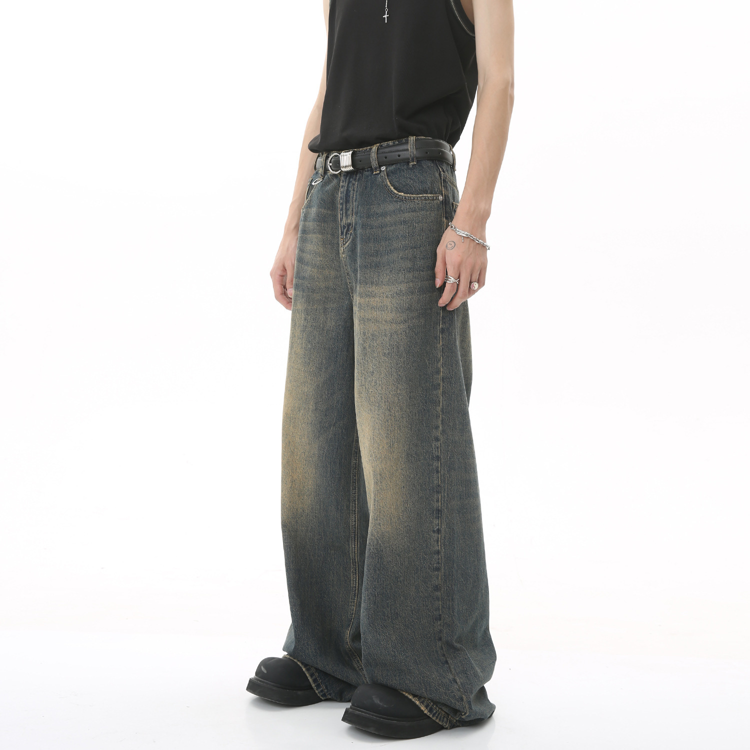New Men's Baggy Straight Leg W – Streetwear Brand Popular Bewertung und Preis