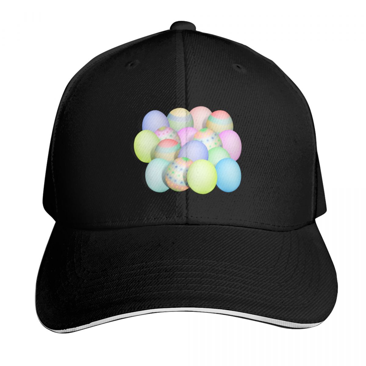 Pastel Colored Easter Eggs Bas – Streetwear Brand Hats Bewertung und Preis