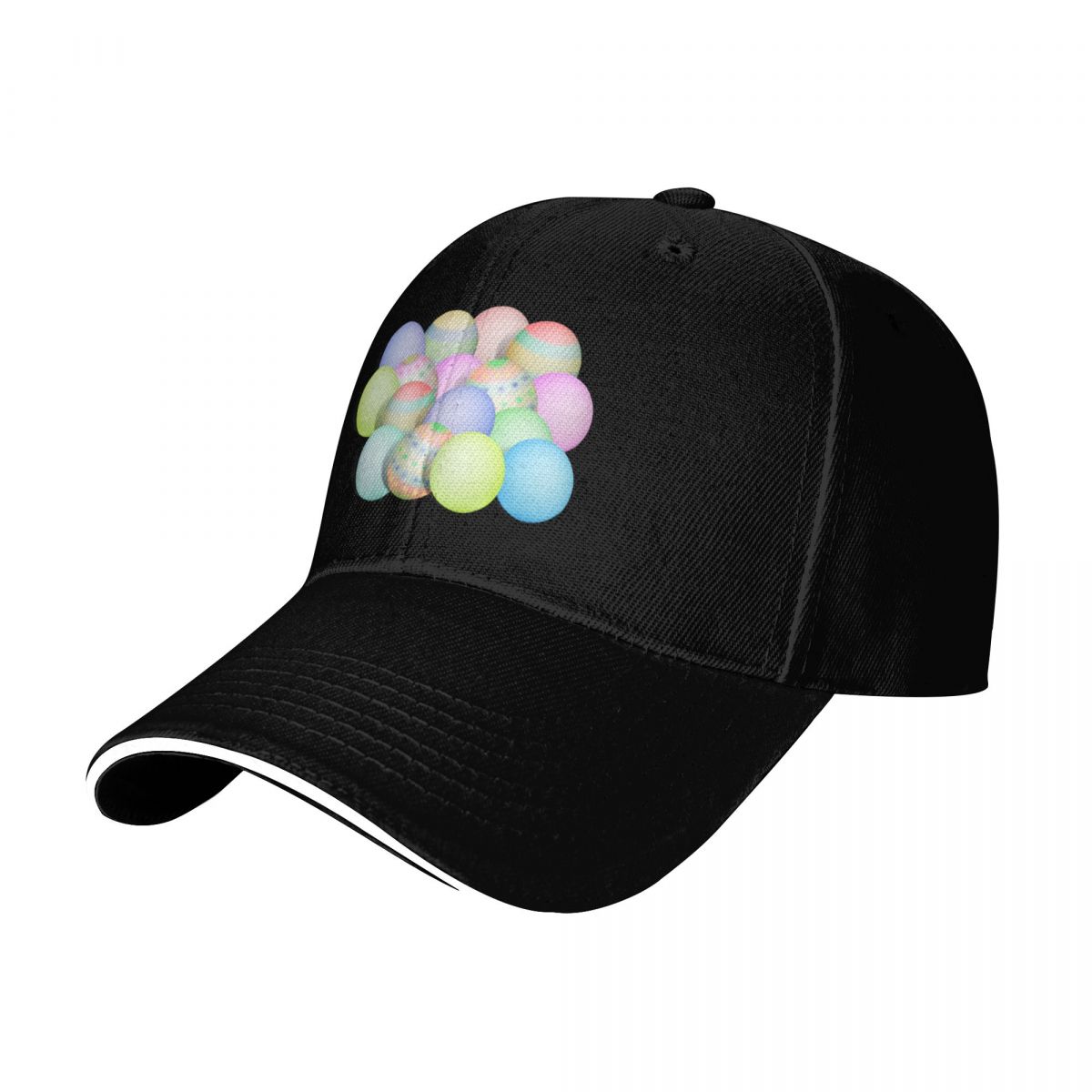 Pastel Colored Easter Eggs Bas – Streetwear Brand Hats Bewertung und Preis